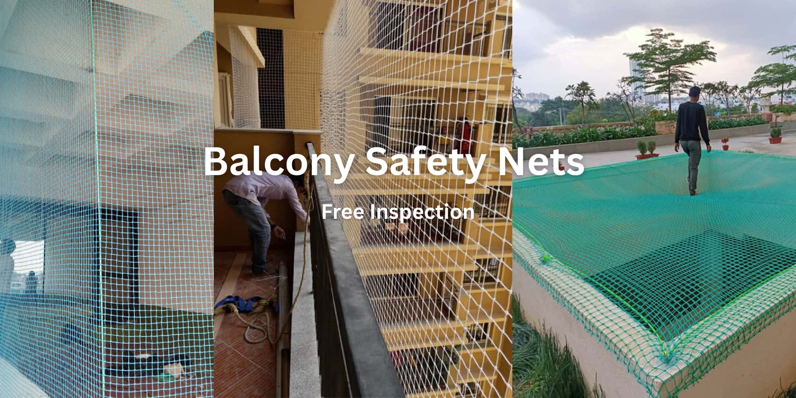 Balcony safety nets 